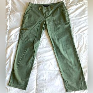 Olive Green Nine West Jeans Capris